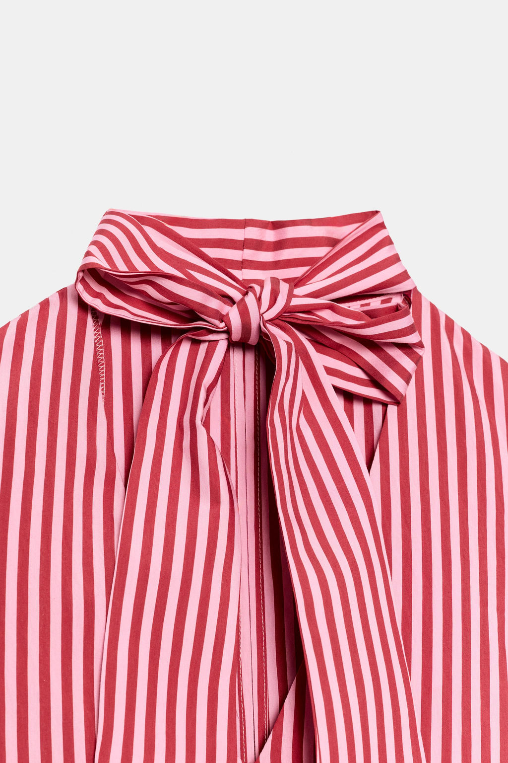 TOP ASIM?TRICO RAYAS / Fucsia - Zara фото 9
