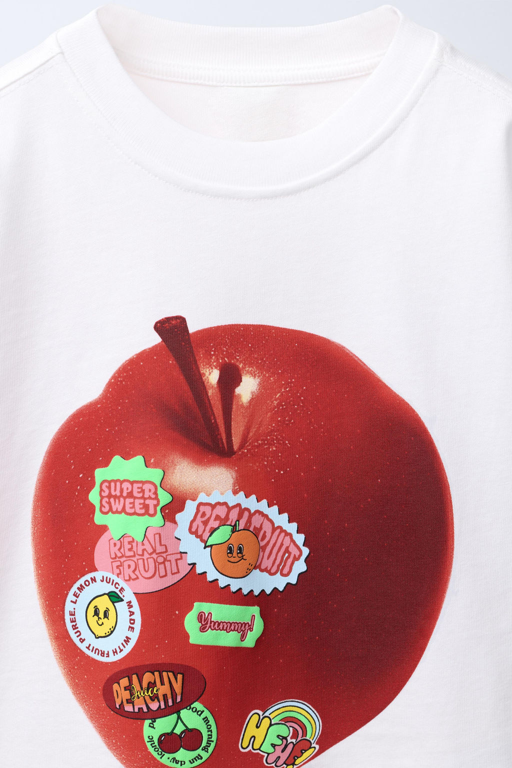 APPLE AND LABEL T-SHIRT - Zara фото 3