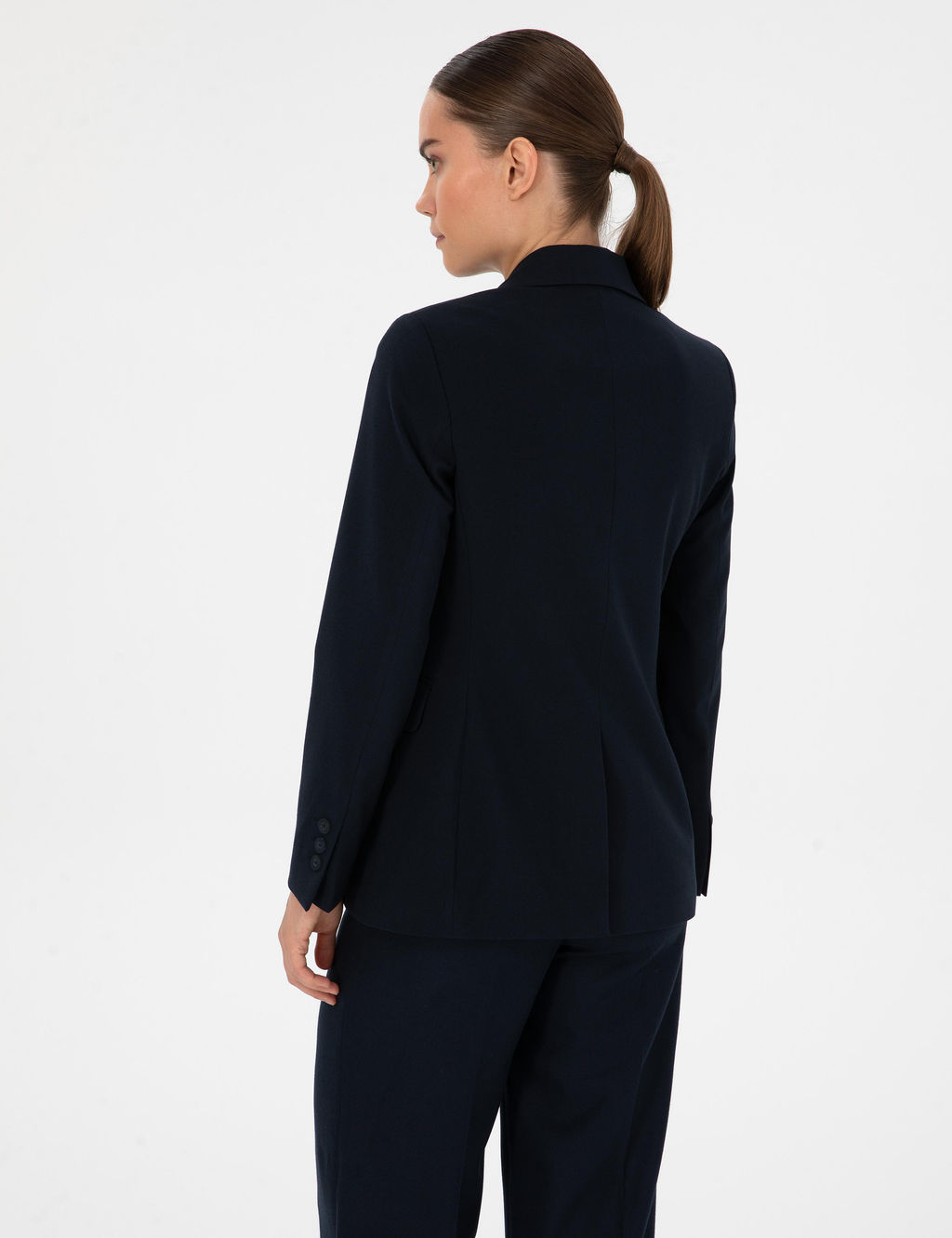 Lacivert Slim Fit Ceket