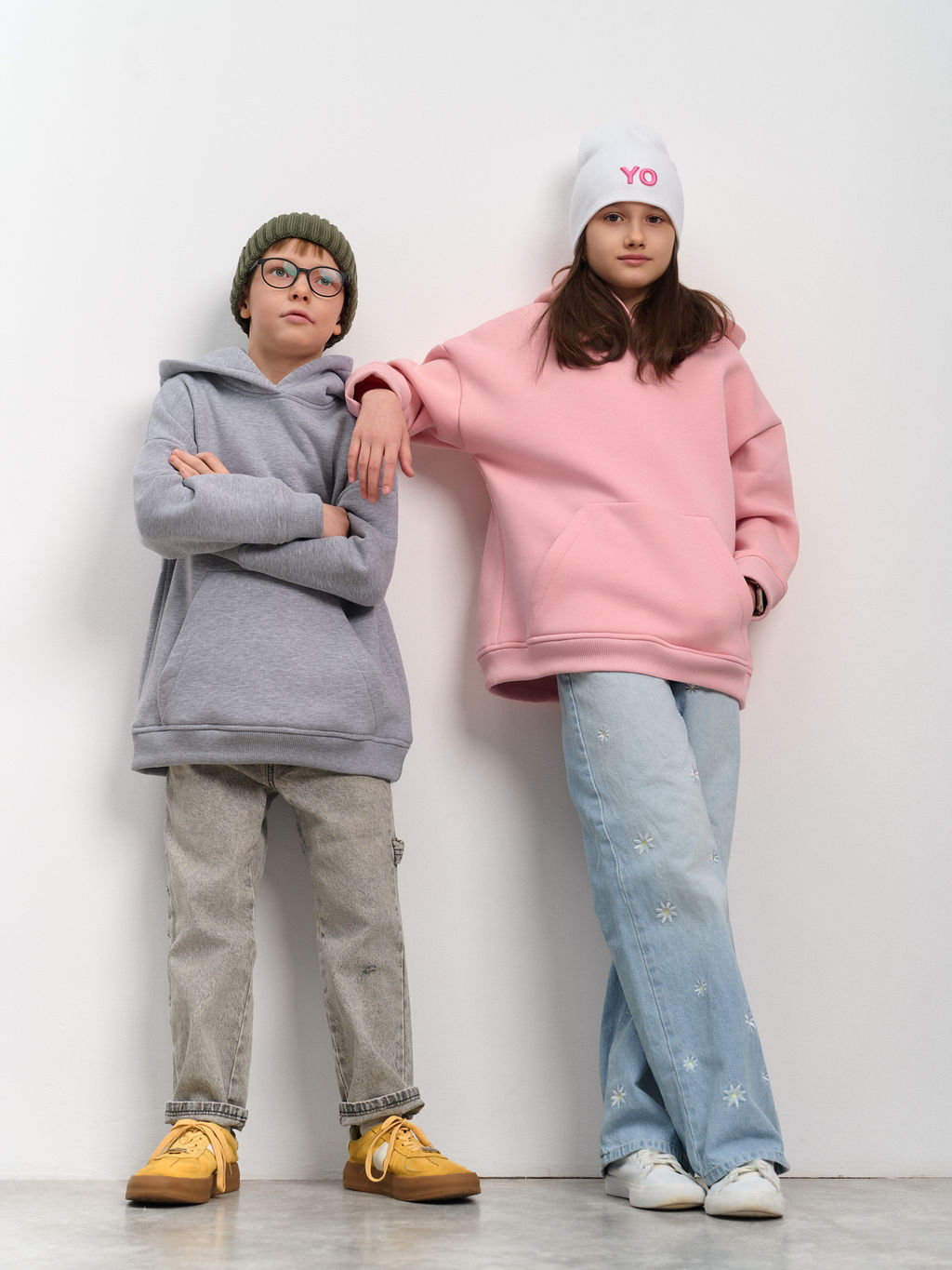 Толстовка с капюшоном для девочки "Basic" розовый