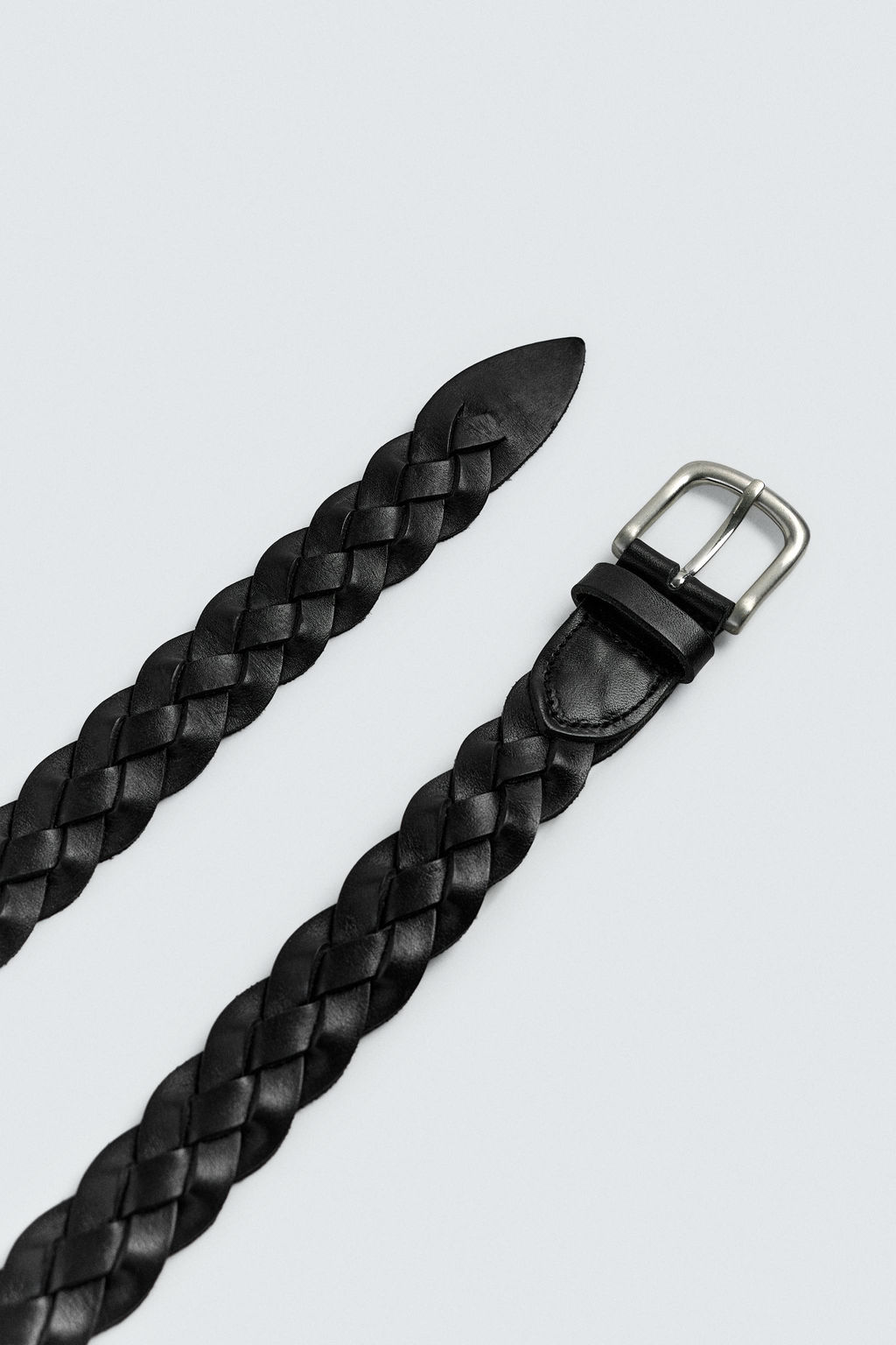 LIMITED EDITION BRAIDED LEATHER BELT - Zara фото 4