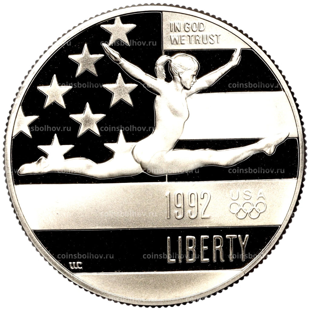 1/2 доллара (50 центов) 1992 года S США XXV летние Олимпийские Игры 1992 в Барселоне
