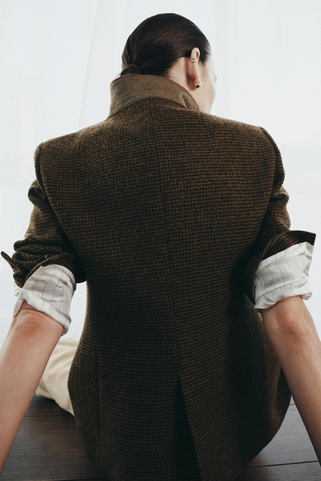 ZW COLLECTION TAILORED BLAZER WITH WOOL - Zara фото 6