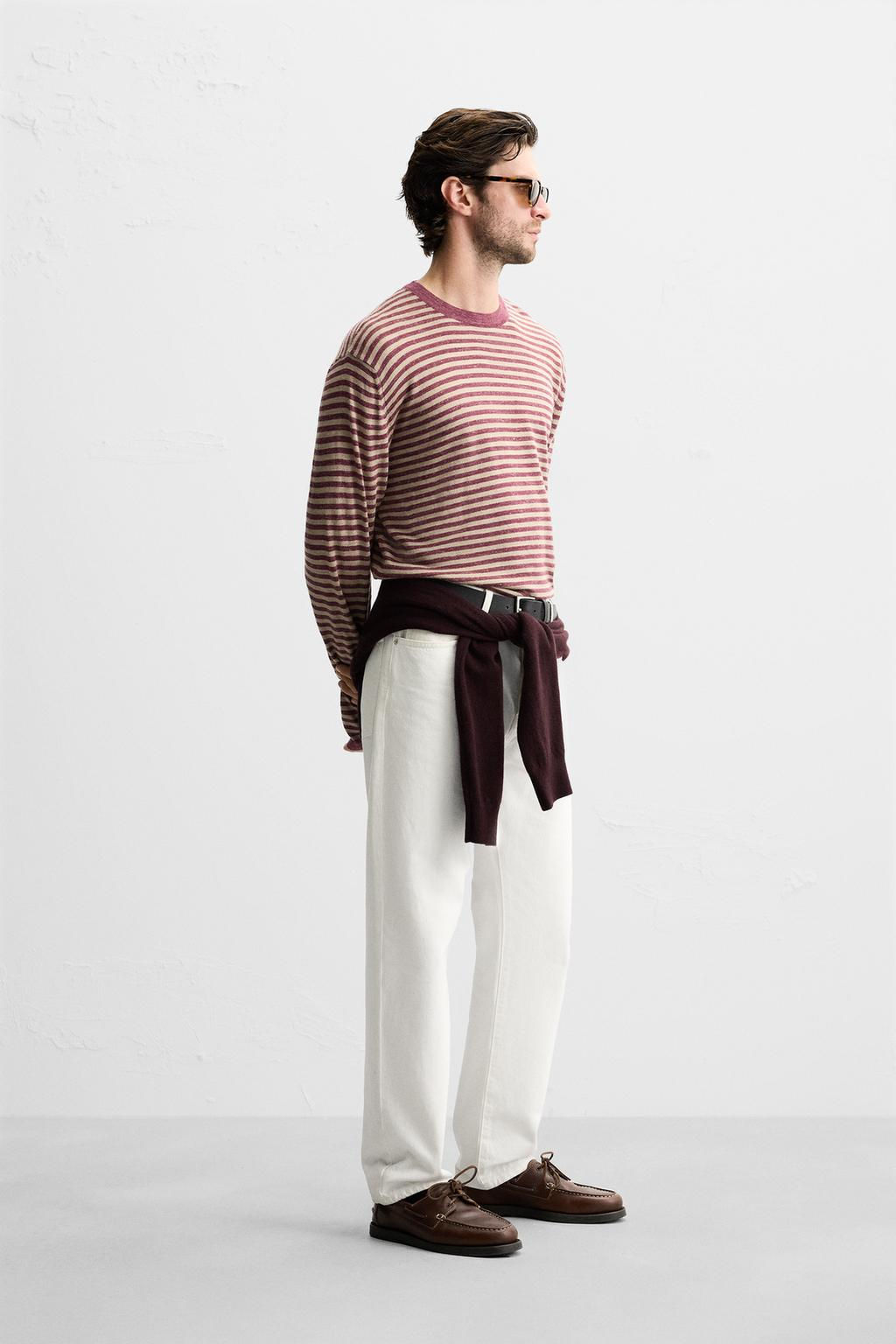 STRIPED JACQUARD SWEATER - Zara фото 2