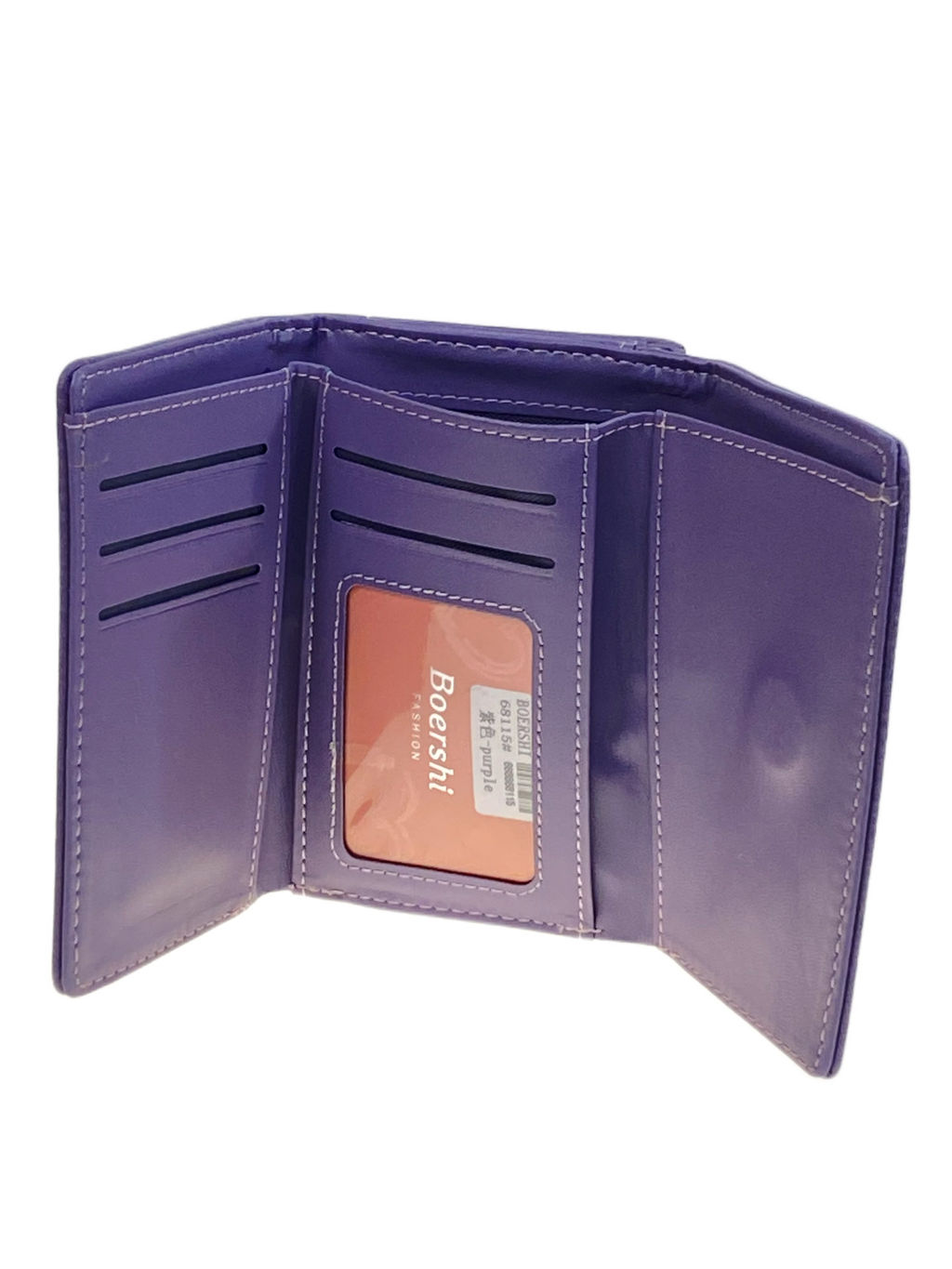Женское портмоне из искусственной кожи, цвет фиолетовый - Greta фото 2