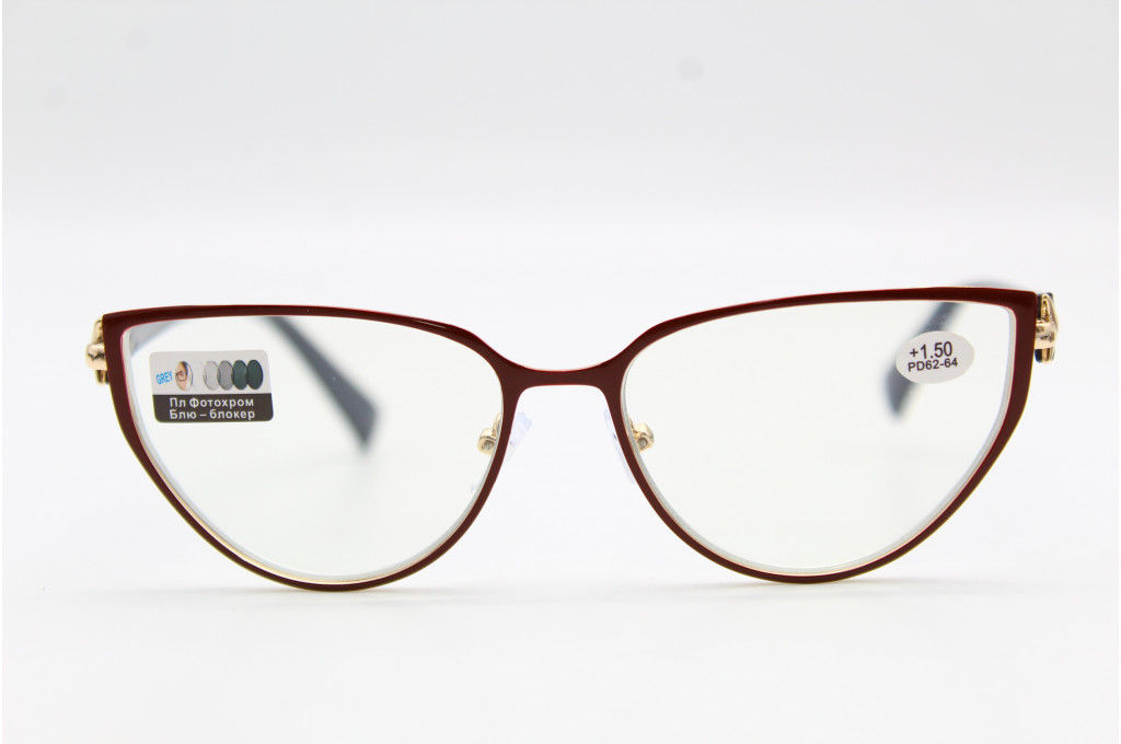 Готовые очки GLODIATR 2664 55-16-143 (фотохром+блюблокер)