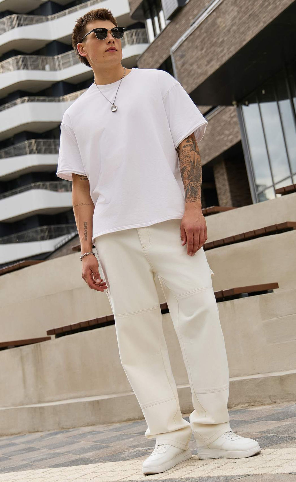 Джинсы муж. F611-0125 milk - Fine joyce фото 12