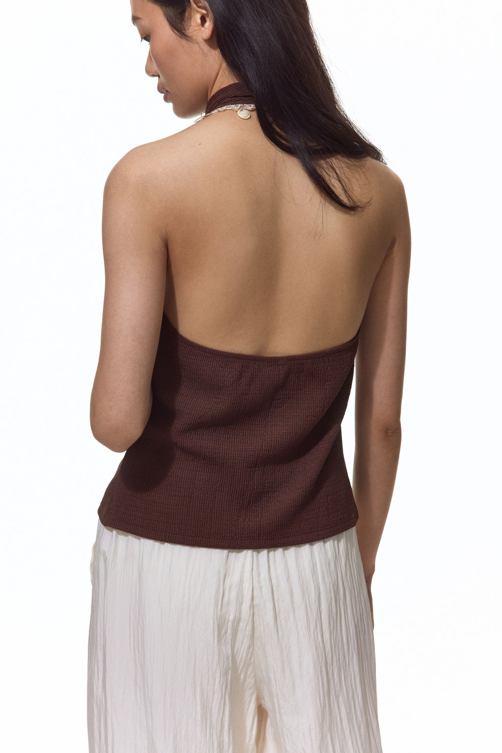 Top halter con detalles decorativos - H&m фото 4