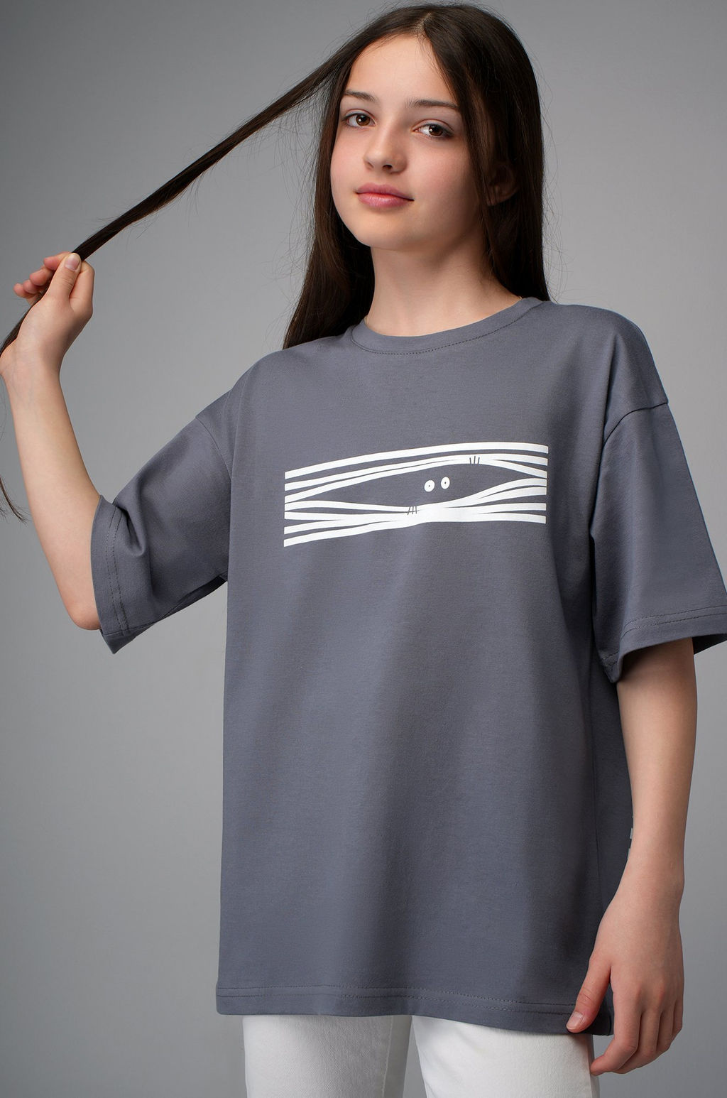 Детская футболка оверсайз Happyfox