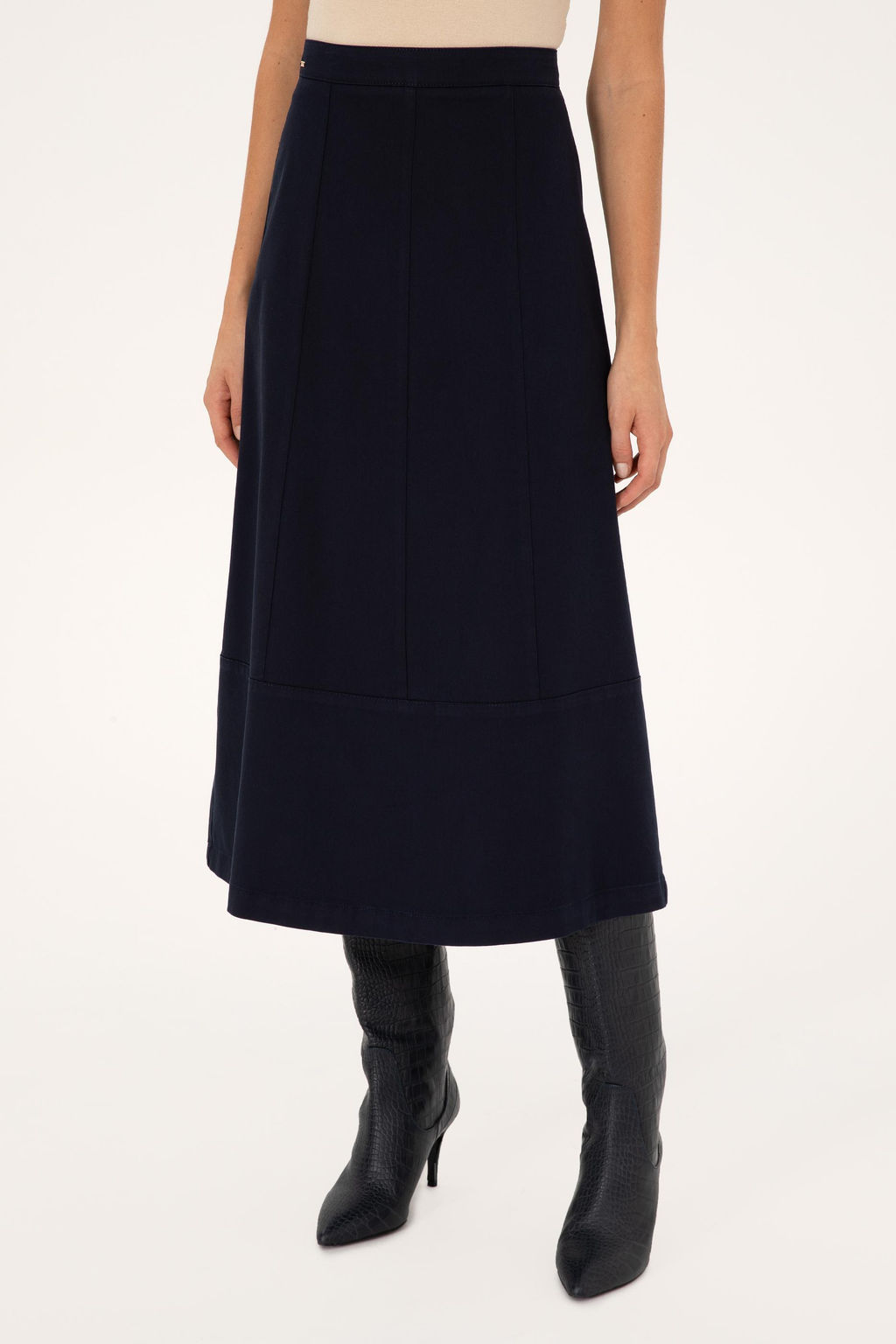 Kad_n Lacivert Dokuma Etek - U.s. polo assn фото 2