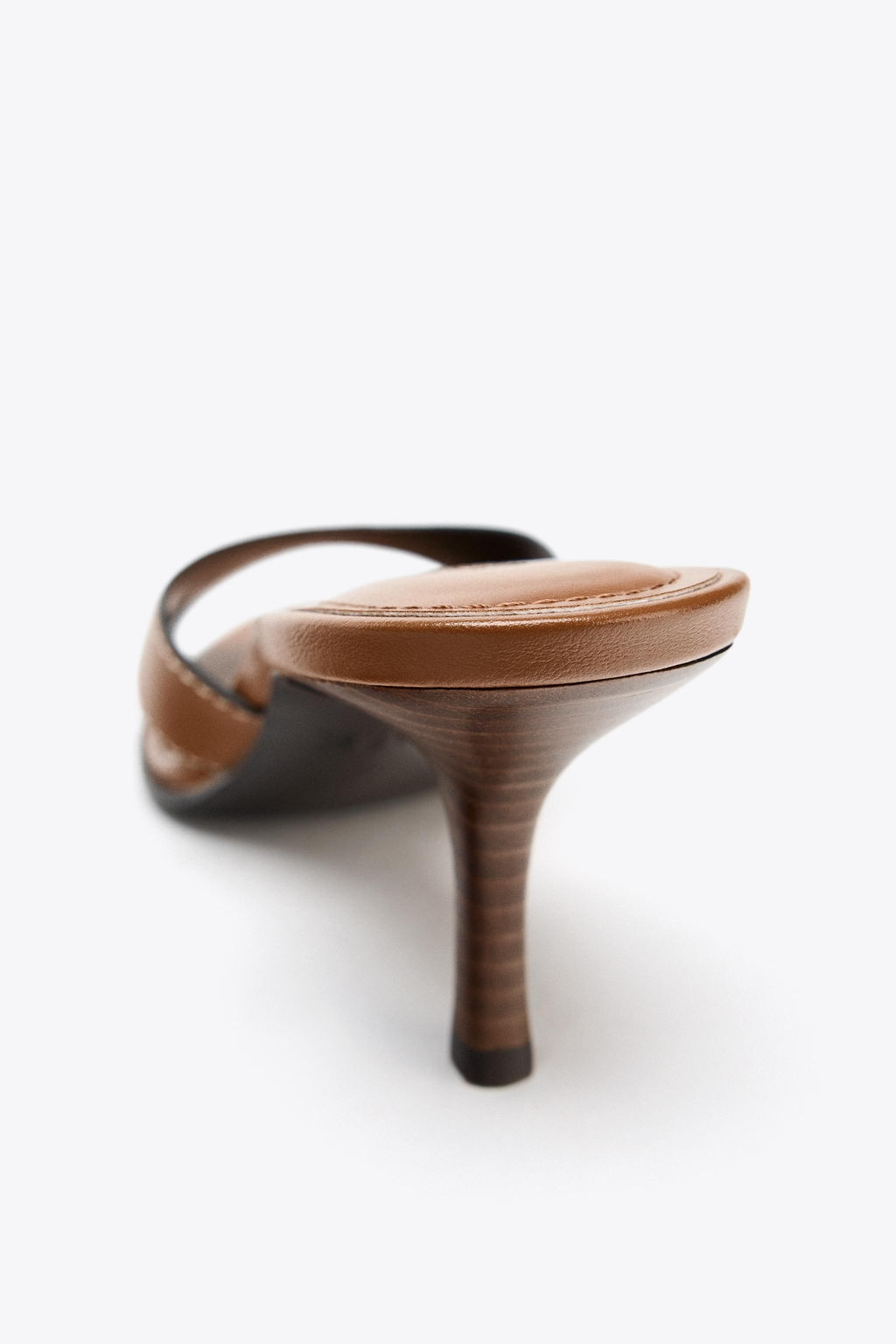 HIGH-HEEL SANDALS WITH TOPSTITCHING - Zara фото 10