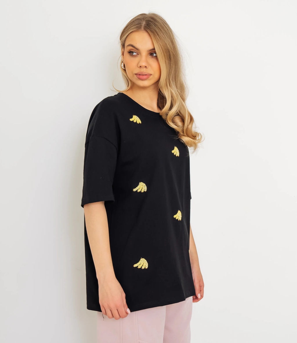 Футболка #КТ026 (2), чёрный - Dommod фото 2