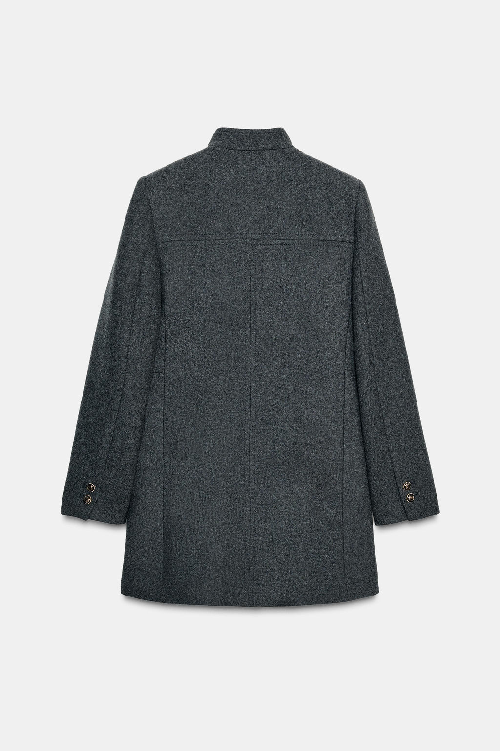 WOOL BLEND DOUBLE-BREASTED COAT - Zara фото 7