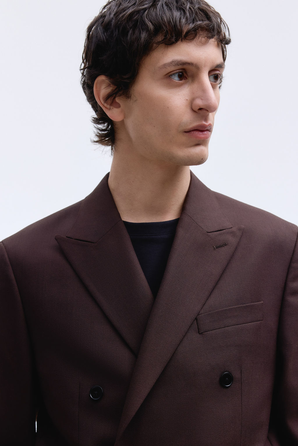 Regular Fit Wool-blend double-breasted jacket - H&m фото 8