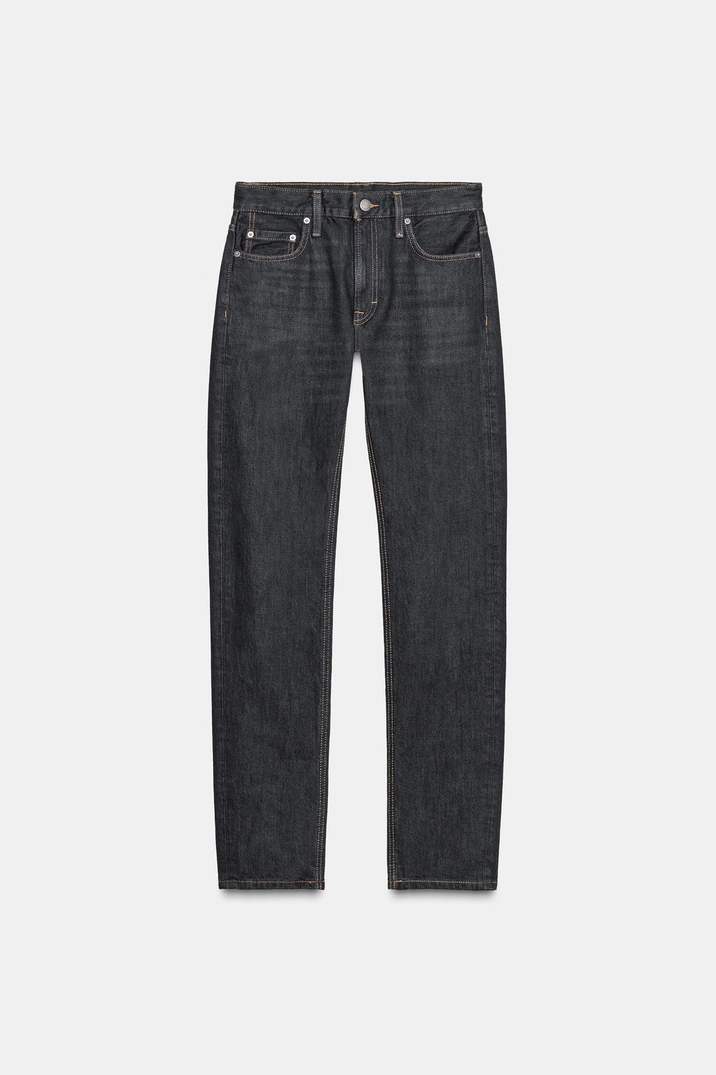 ZW COLLECTION FULL LENGTH MID-WAIST JEANS - Zara фото 5