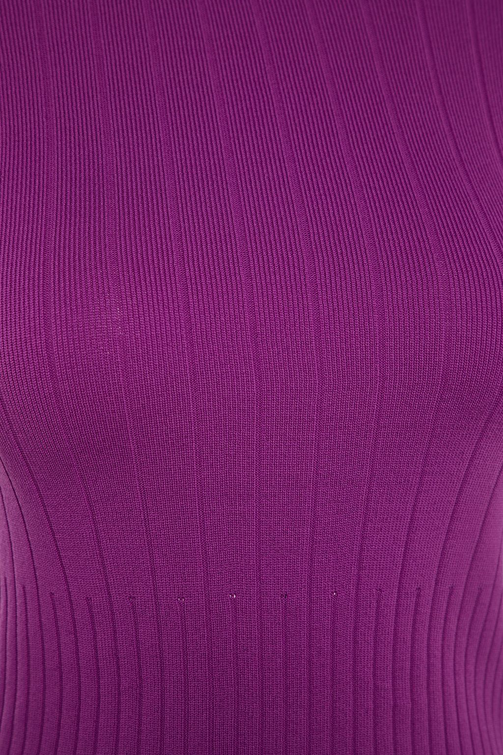 Mor Basic Bisiklet Yaka Triko Kazak TWOAW23KZ01249 - Trendyolmilla фото 6