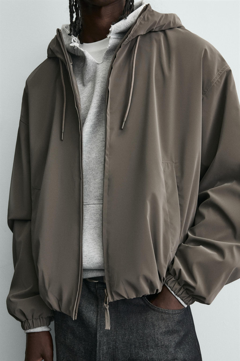 HOODED TECHNICAL JACKET - Zara фото 7