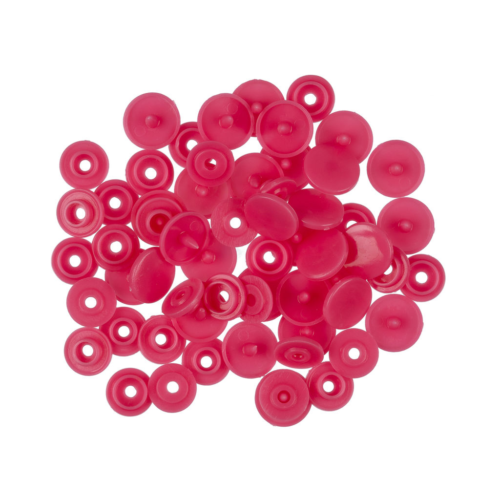 Кнопка Micron POM-12/500 Кнопки пластиковые пластик d 12 мм 500 шт. № 010 ярко розовый