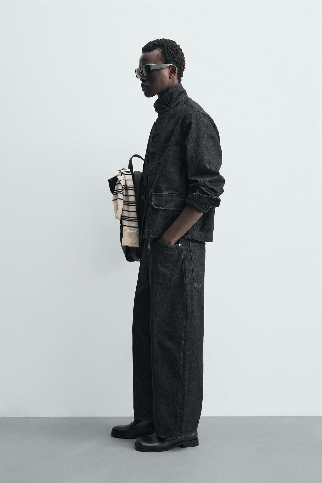 DENIM JACKET WITH POCKETS - Zara фото 4