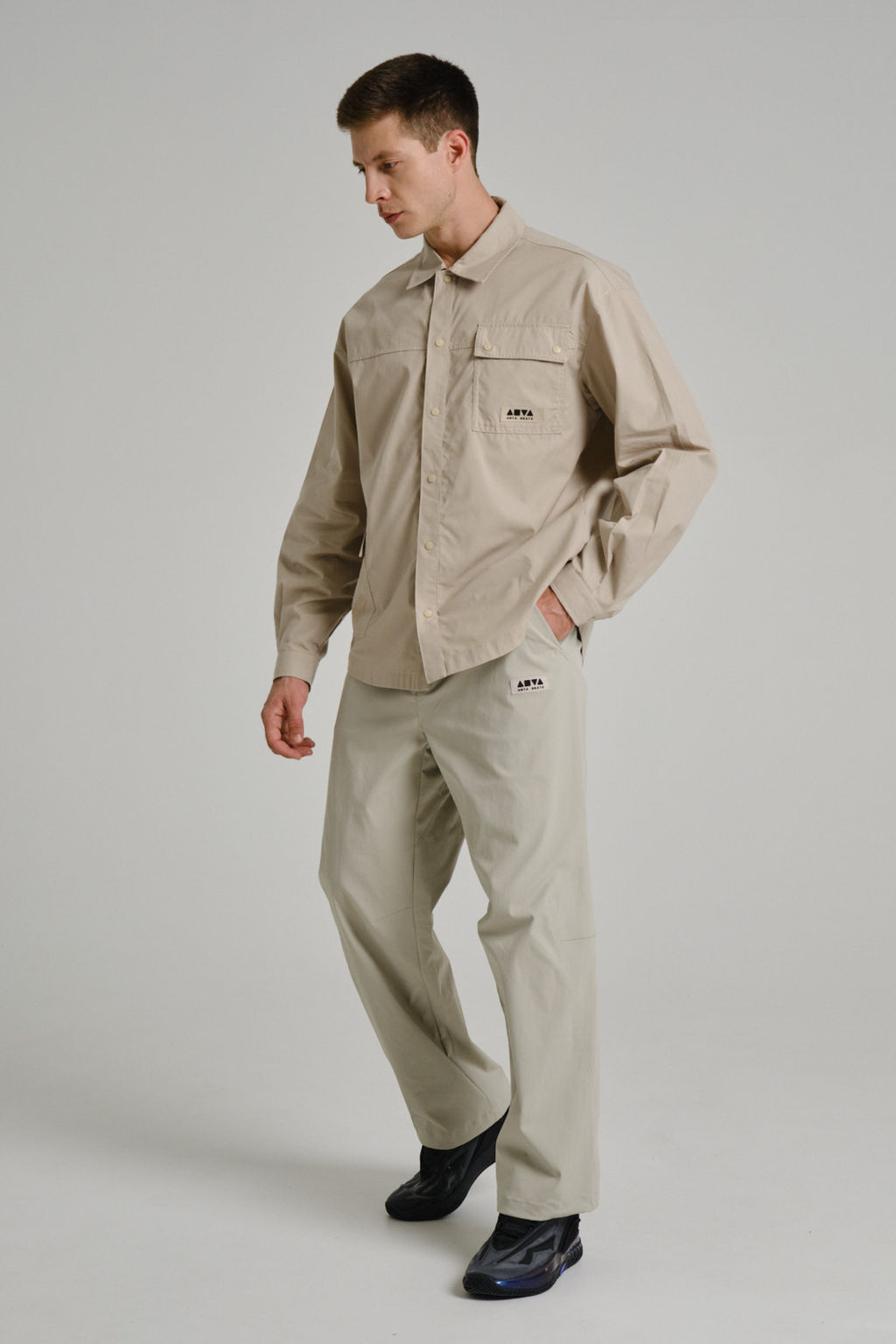 Брюки текстильные Серый - Anta фото 2