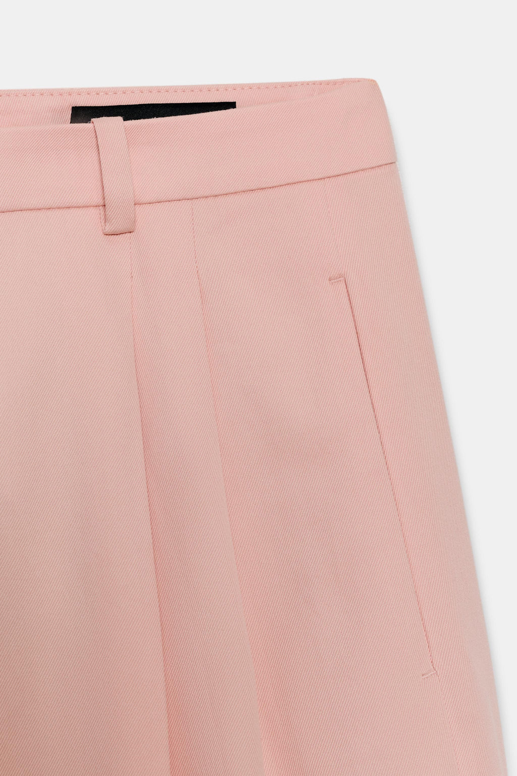 PANTAL?N WIDE LEG PLIEGUES ZW COLLECTION / Rosa pastel - Zara фото 9