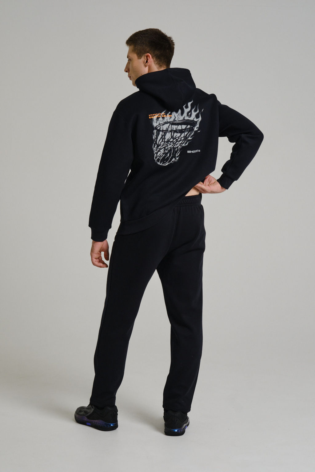 Брюки трикотажные утепленные Черный - Anta фото 4