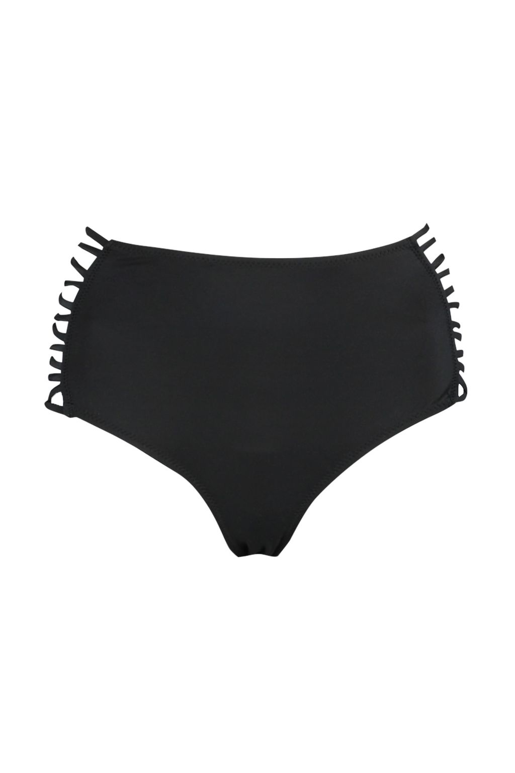 TRENDYOLMILLA Siyah Biyeli Yuksek Bel Hipster Bikini Alt? TBESS21BA0363  фото 7