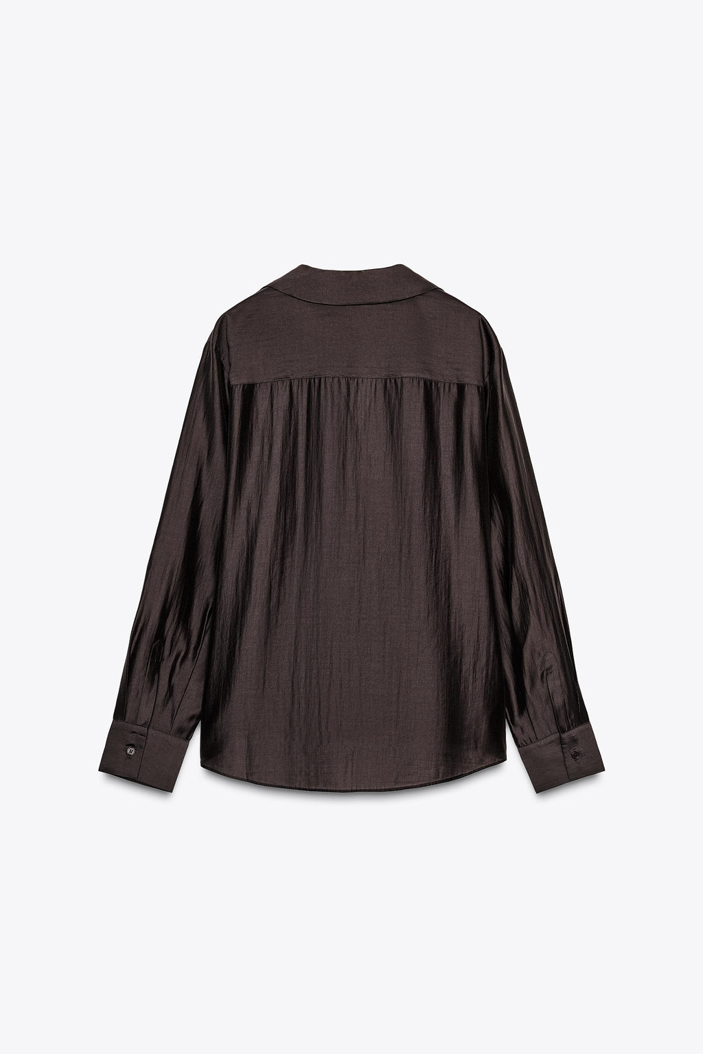 ZW COLLECTION EMBROIDERED POCKET SHIRT - Zara фото 8