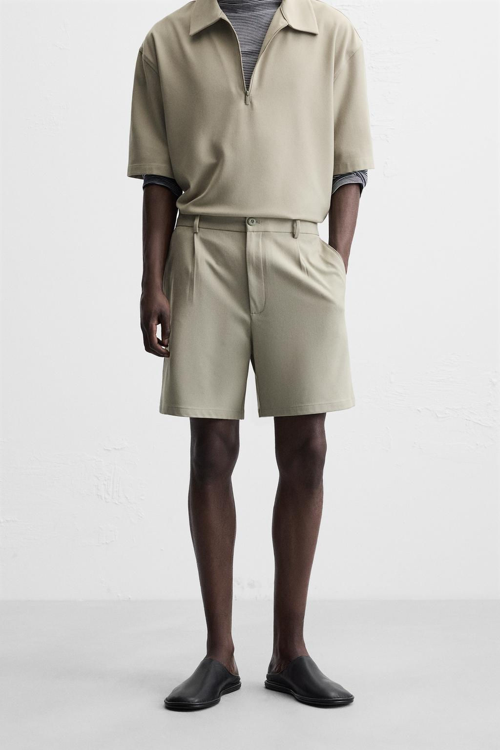 COMFORT REGULAR FIT BERMUDA SHORTS - Zara фото 18