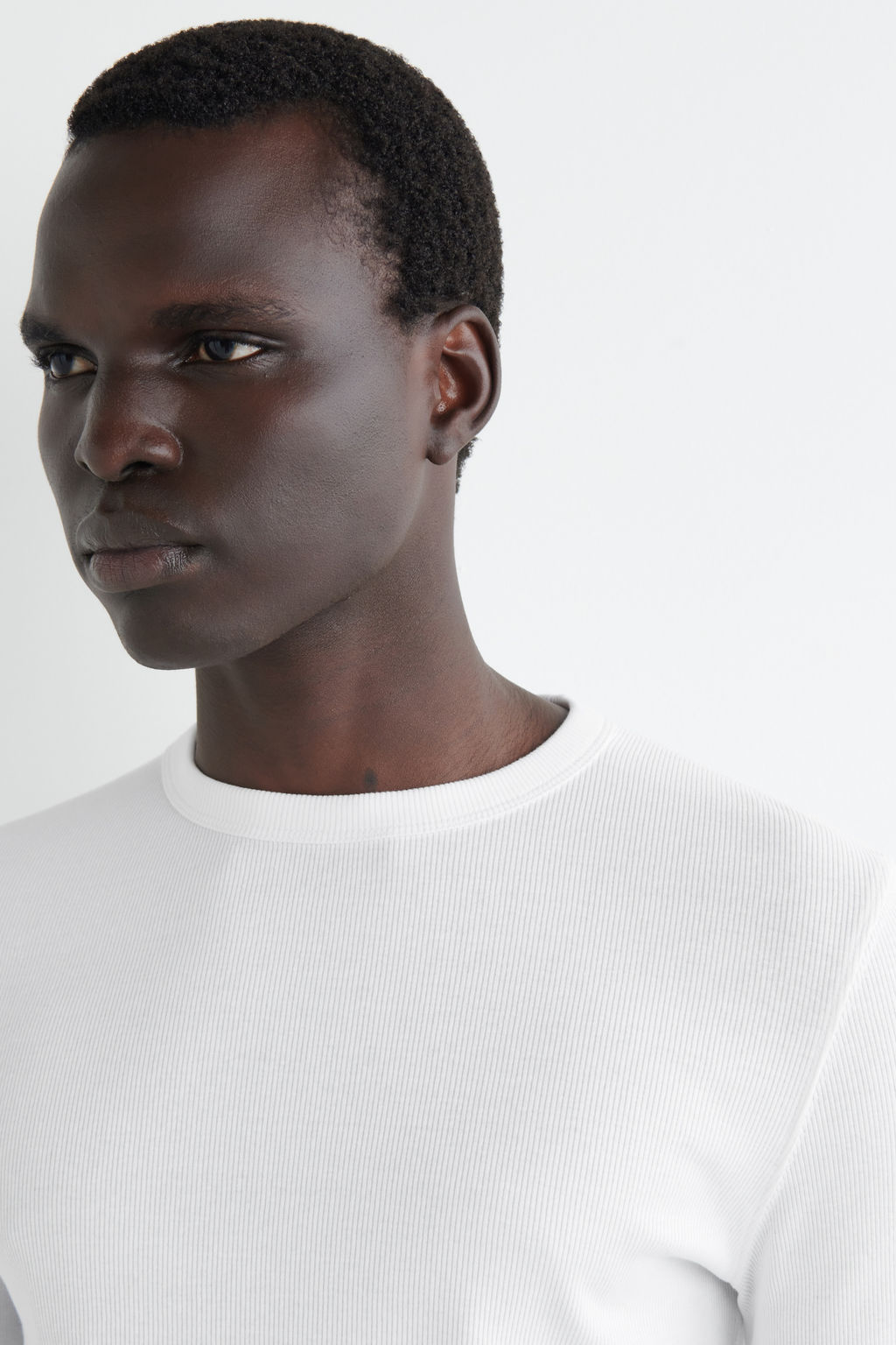 CAMISETA DE CANAL? AJUSTADA DE MANGA LARGA - H&m фото 3