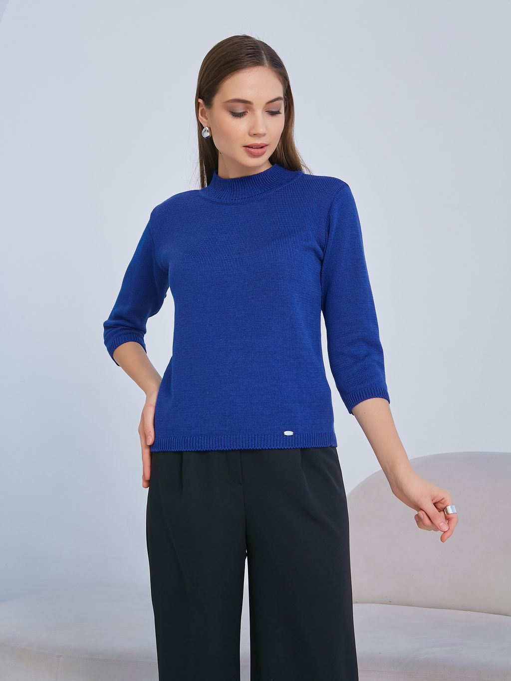 Джемпер вязаный с рукавом 3/4 - Stilla фото 3