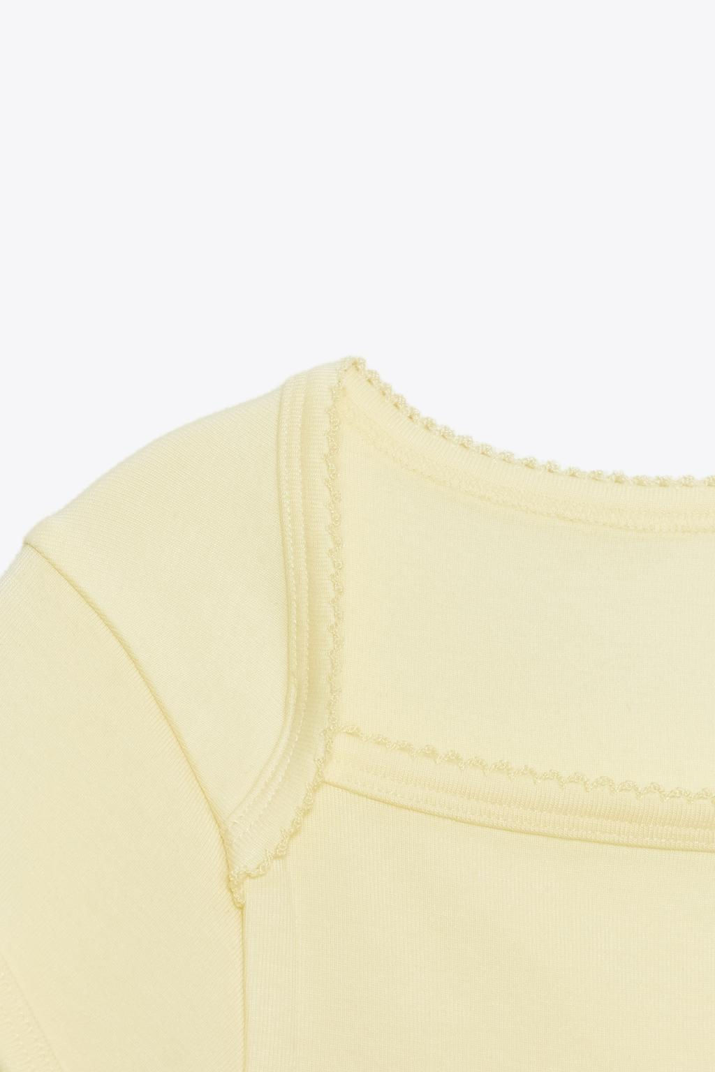 COTTON MODAL T-SHIRT - Zara фото 17