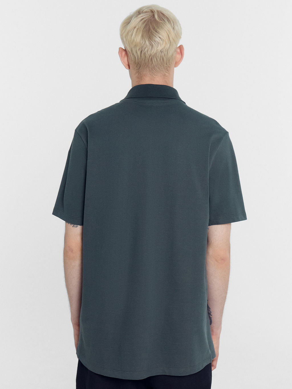 Поло мужское Mark Formelle 111838/1 тёмно-зелёное  фото 4