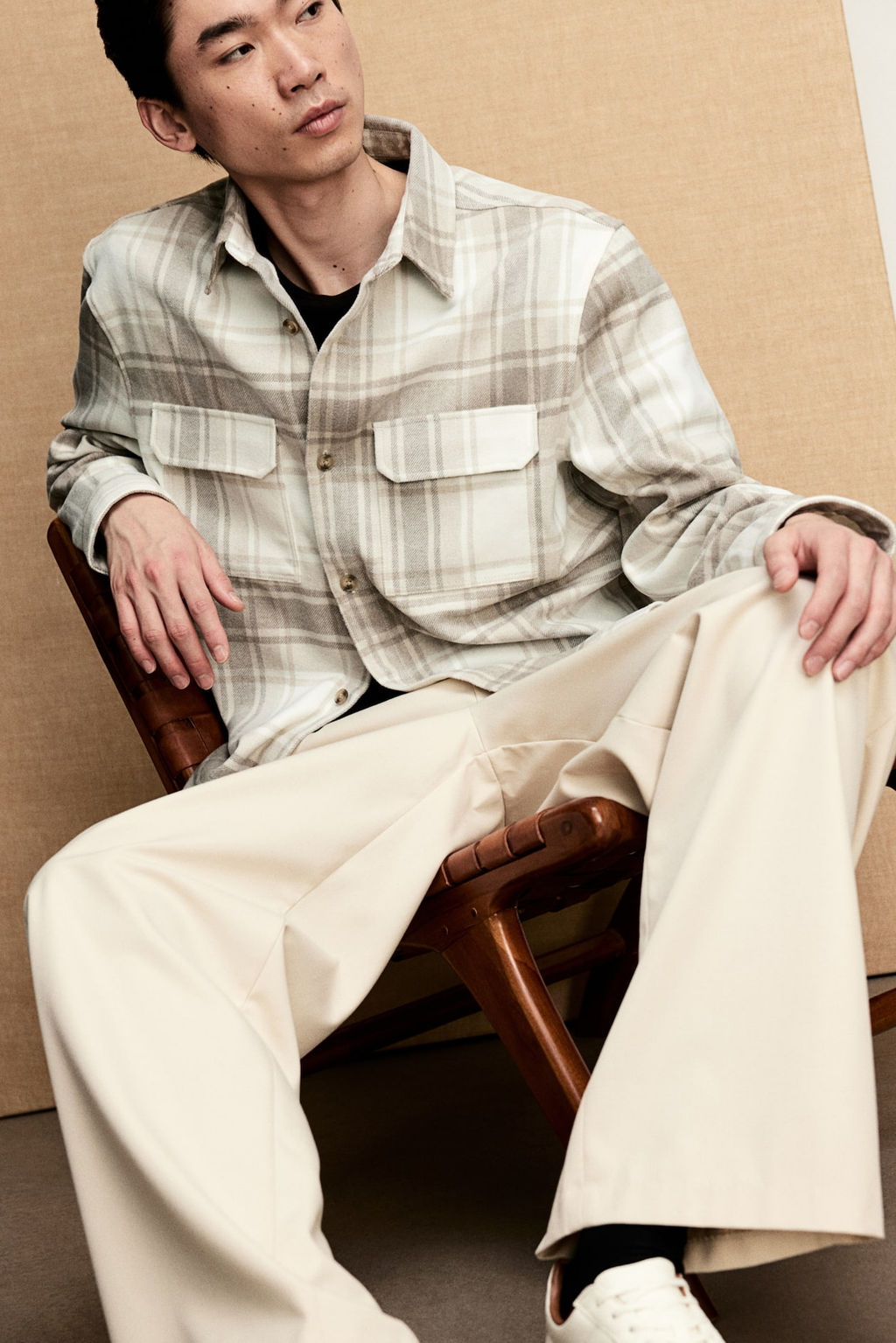 Sobrecamisa de fieltro Regular Fit - H&m фото 4