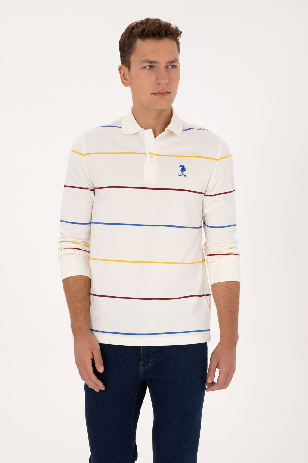 Erkek Krem Sweatshirt - U.s. polo assn фото 8