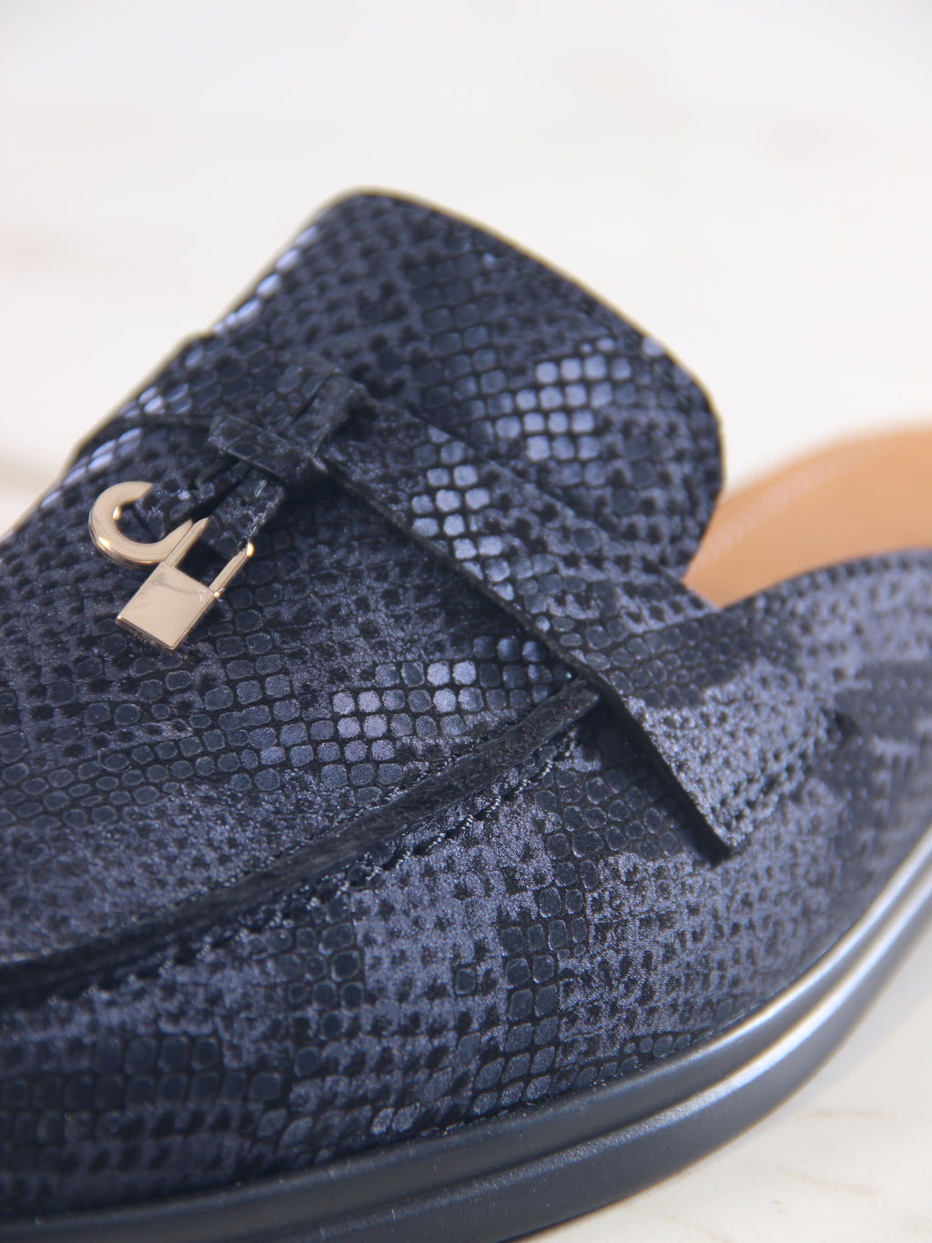 Мюли 1070.2614bl.Синяя мамба