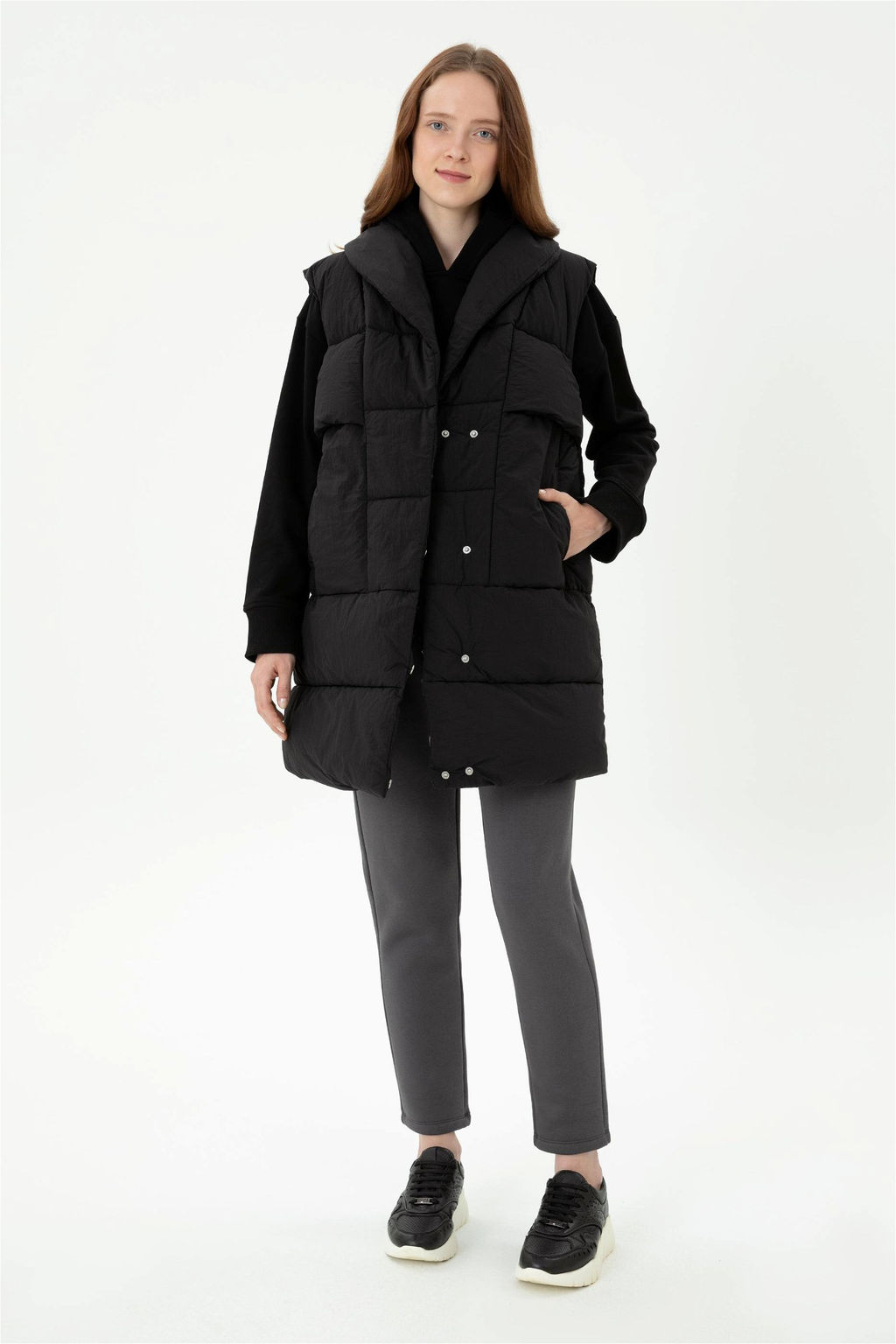 Женский черный жилет Неожиданная скидка в корзине - U.s. polo assn фото 4