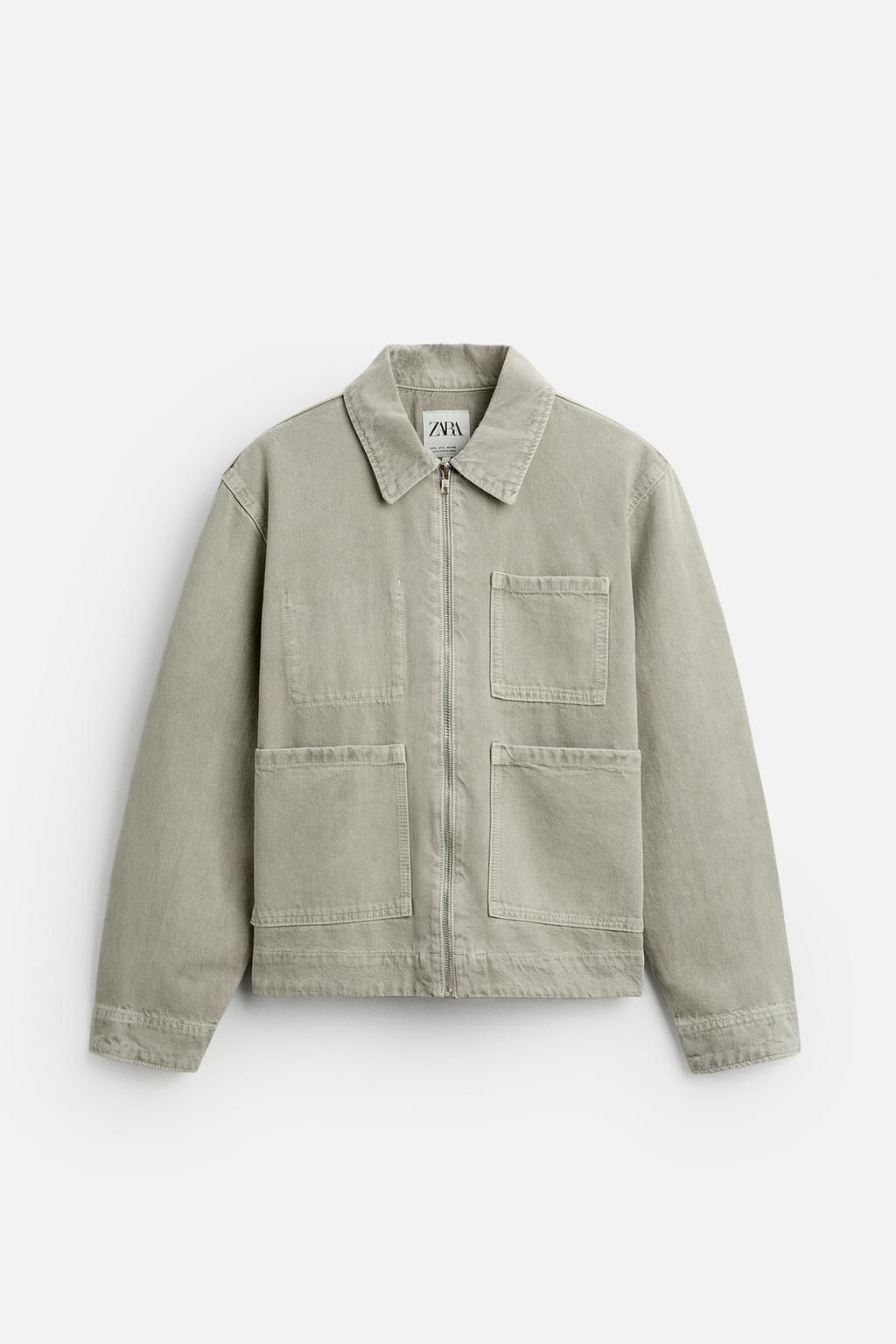 DENIM JACKET WITH POCKETS - Zara фото 6