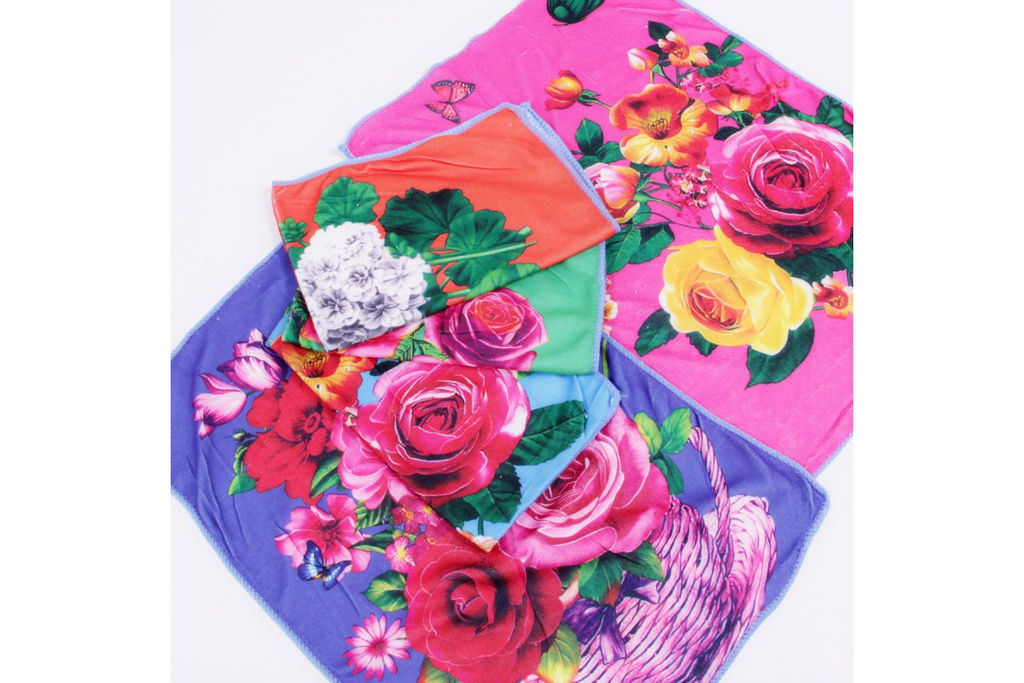 Набор полотенец микрофибра Цветы на 8 марта 38702 в сумочке Р+Р+Р - Наталья-текстиль фото 2