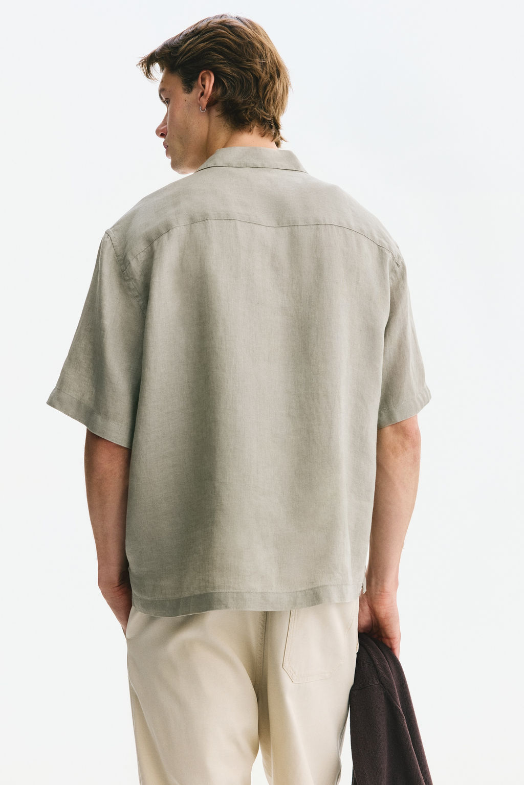 Camisa resort de lino Relaxed Fit - H&m фото 6