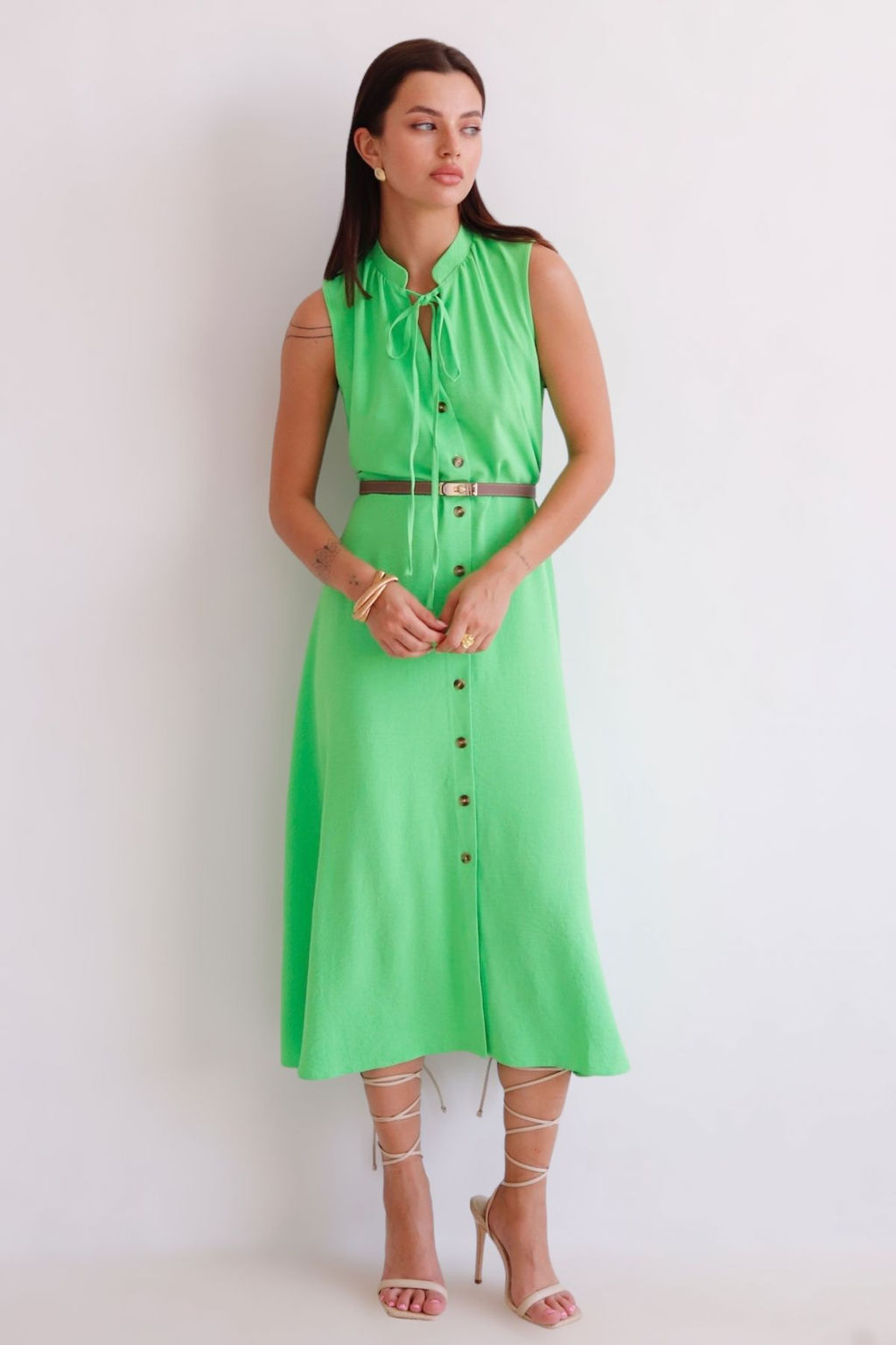 Платье, как из к/ф Красотка, салатовое - Martichelli фото 9