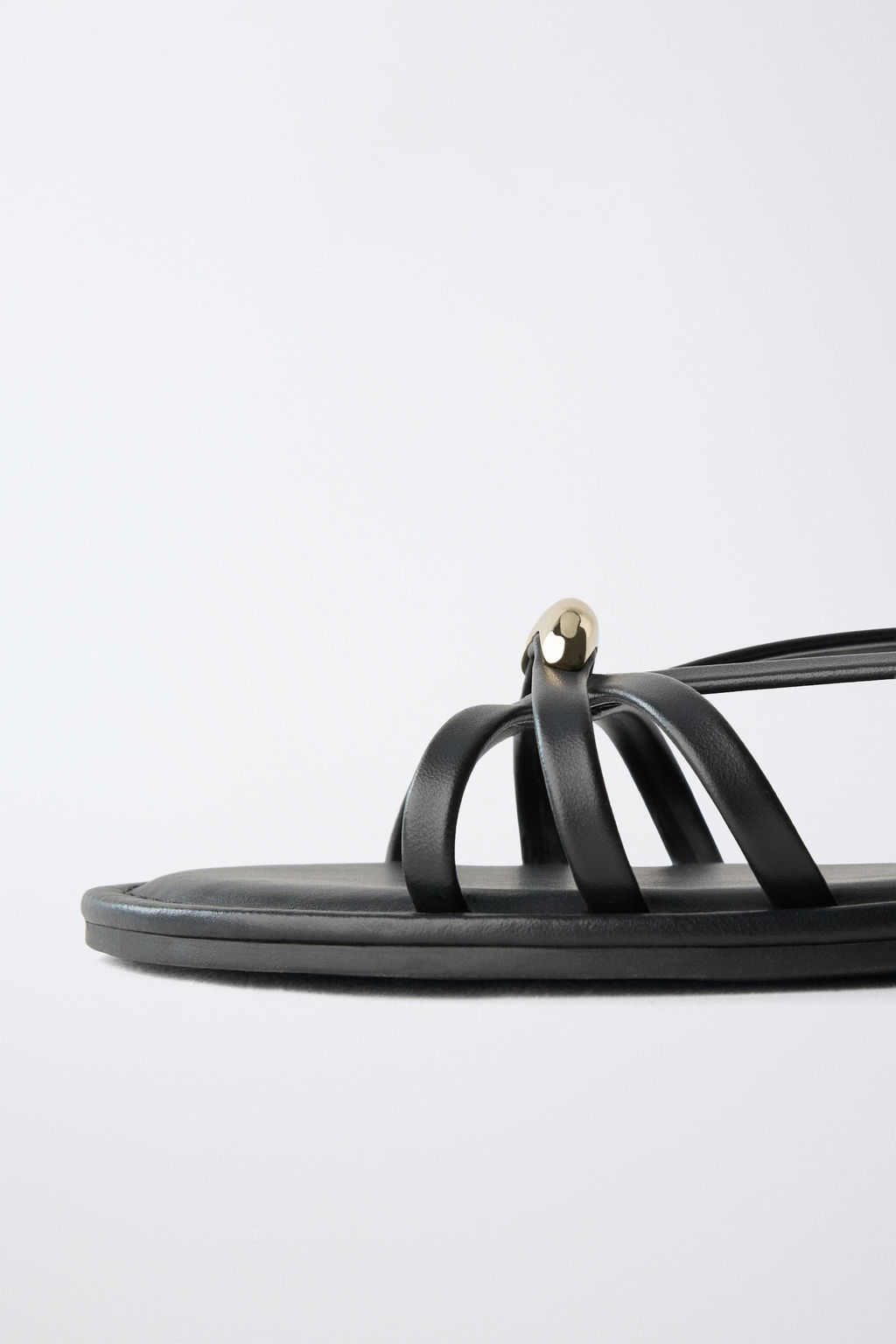 SANDALIA TIRAS / Negro - Zara фото 6