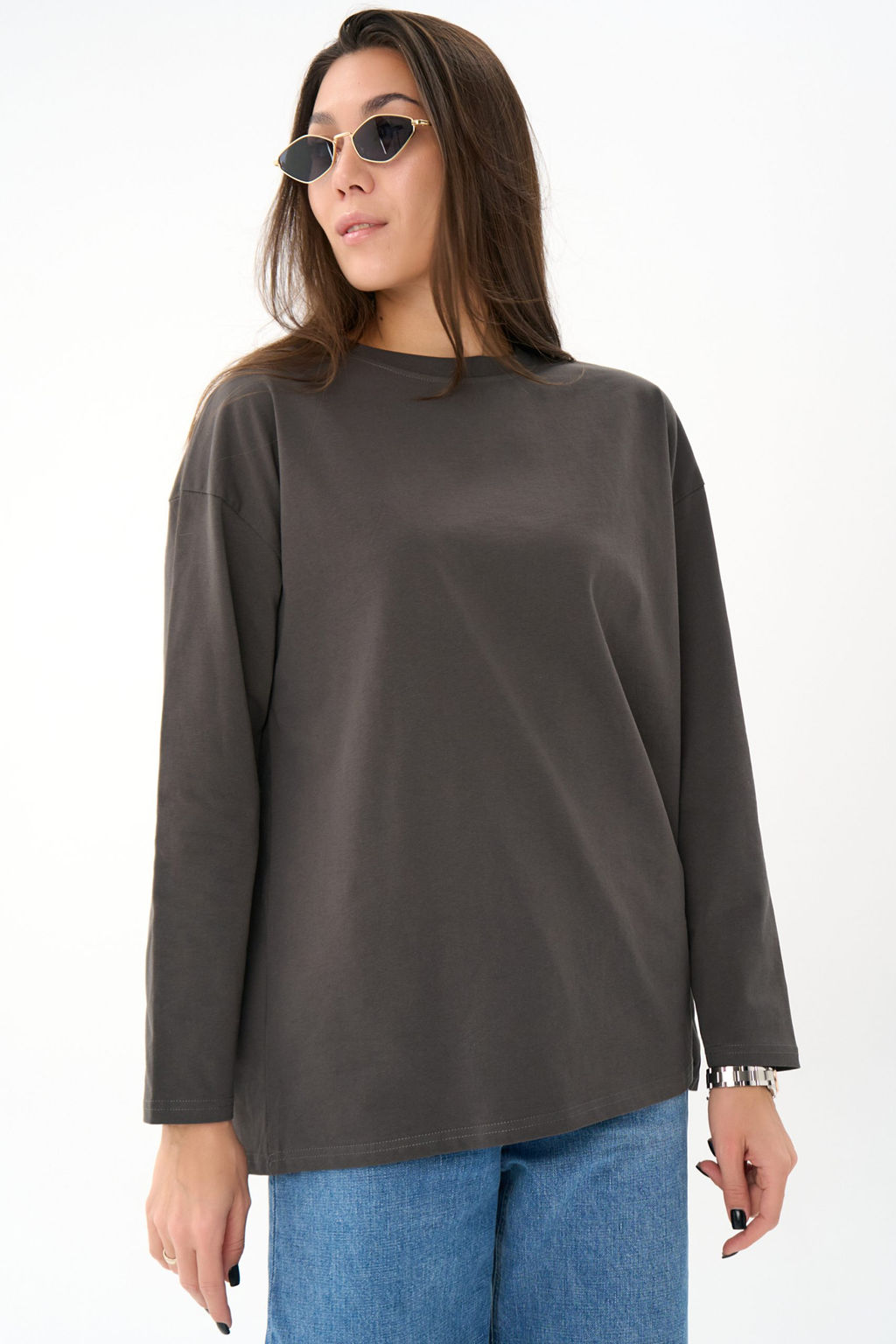Лонгслив Эшли (графит) - Эльза фото 5
