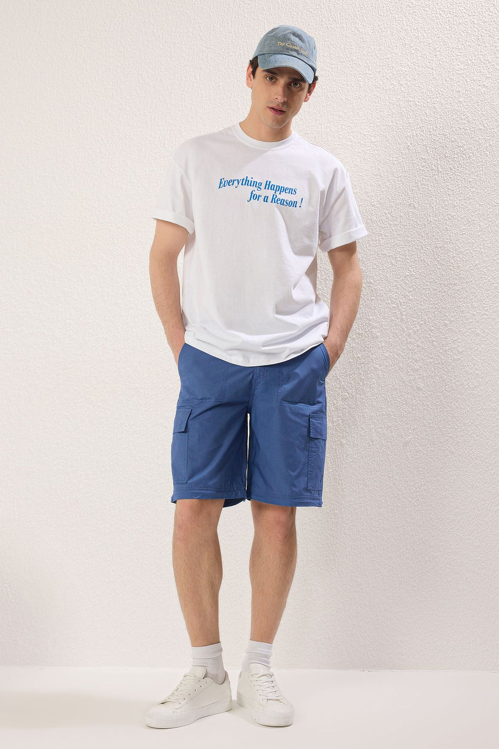 TRENDYOL MAN Lacivert Straight Kal?p Parasut Kumas Fermuarl? Sort Olabilen Pantolon TMNSS25PL00014 - Trendyolmilla фото 6