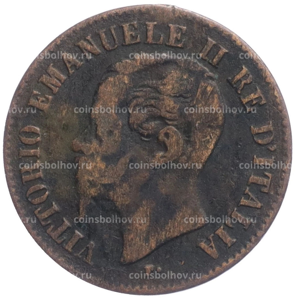 2 чентезимо 1867 года М Италия