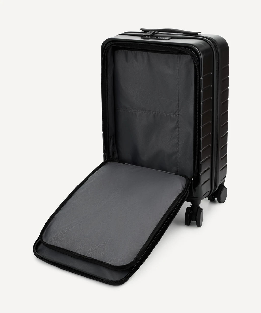 Чемодан для ручной клади JOGEL ESSENTIAL Carry on Spinner, черный  фото 5