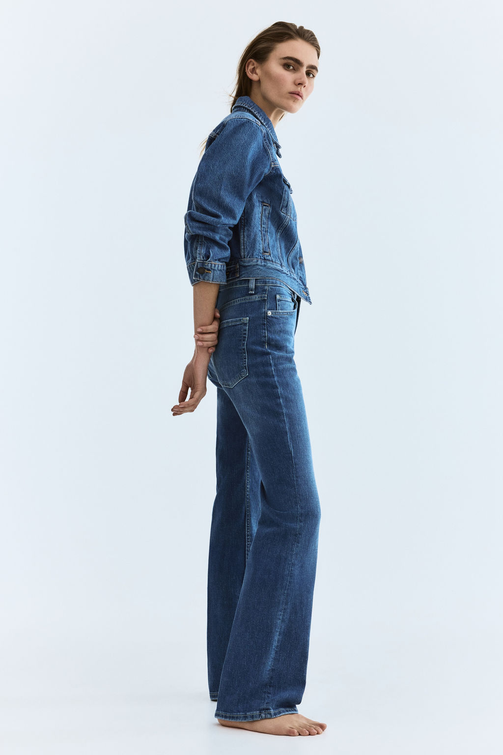 Bootcut High Jeans - H&m фото 8