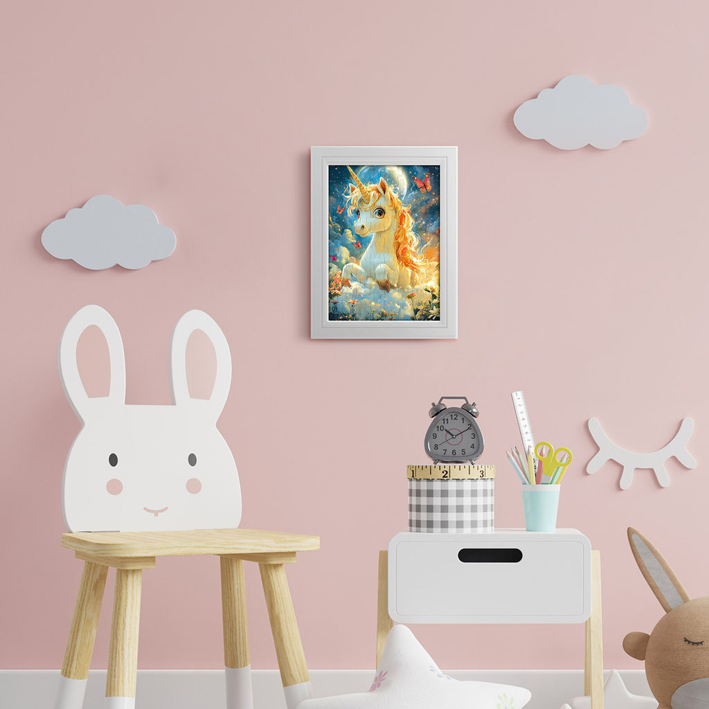 ФРЕЯ Пазл 80 элемент. PZL-80/15 Единорог и бабочки