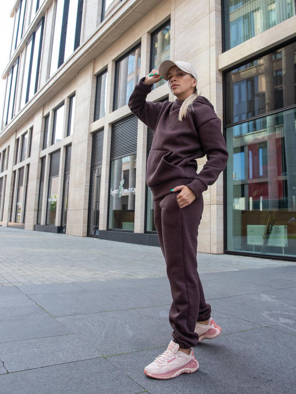 Женский Спортивный костюм БД030 шоколад от Спортсоло