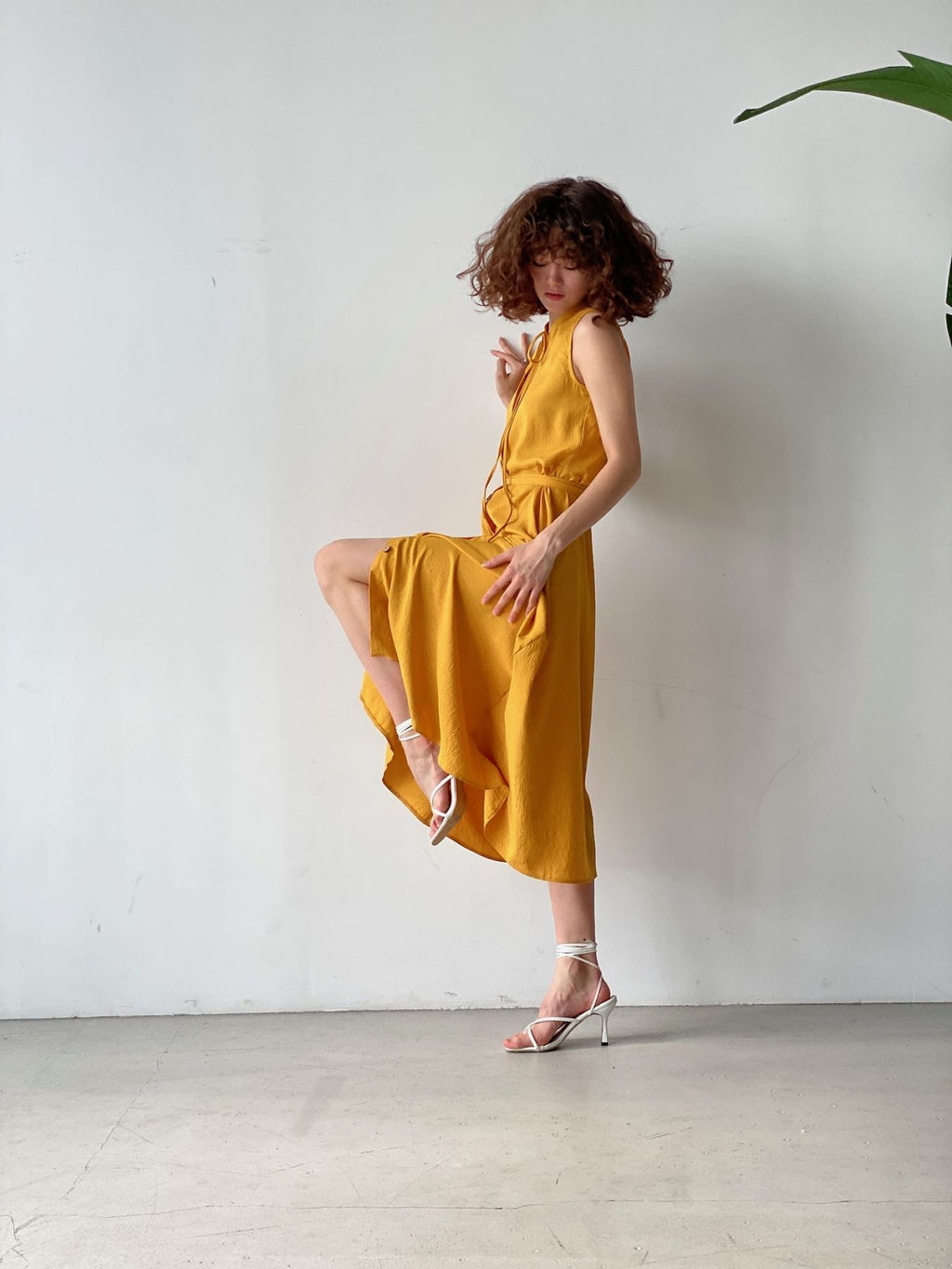 Платье, как из к/ф Красотка, в цвете манго - Martichelli фото 20